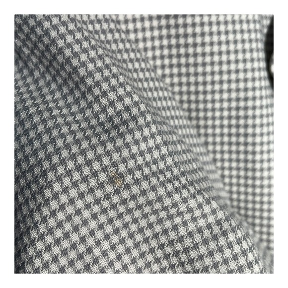 Le Suit Houndstooth Skirt Suit Set Size 8 Short Sleeve Blazer Career - Picture 6 of 14